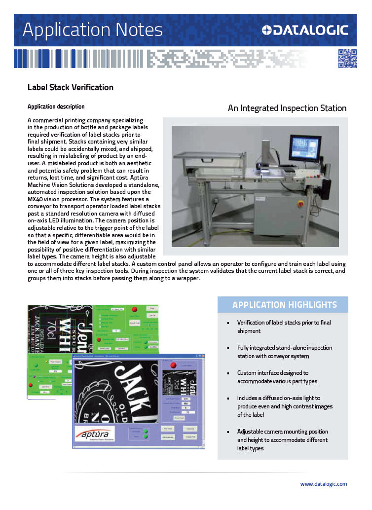 Application Notes - label Stack Verification